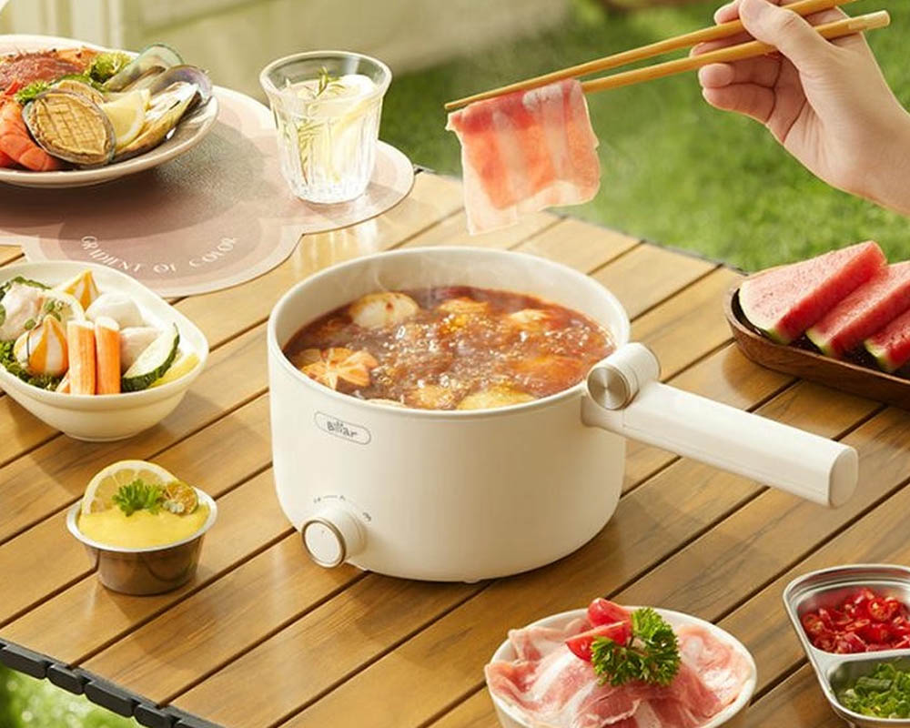 Nồi Lẩu Điện Đa Năng Bear MC-4H16G hạn chế gia nhiệt quá mức