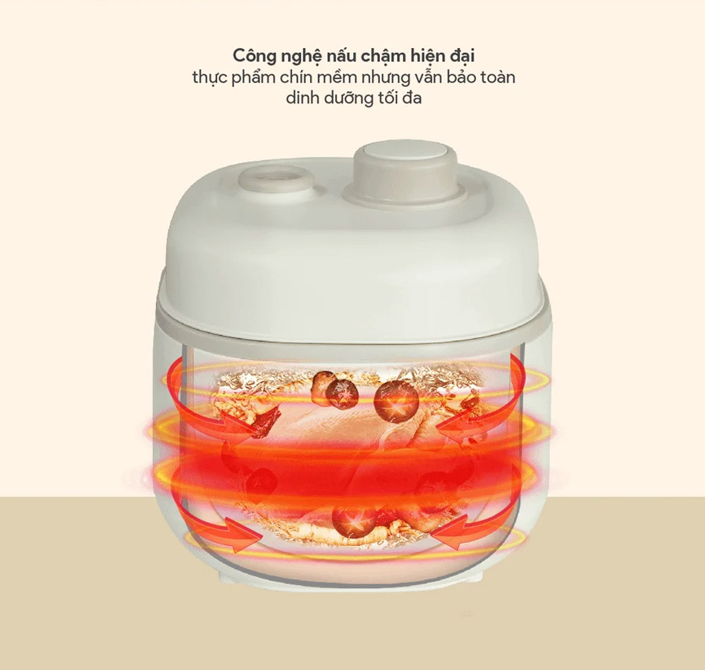 Công nghệ nấu chậm giúp thực phẩm chín đều ở nhiệt độ thấp trong thời gian dài