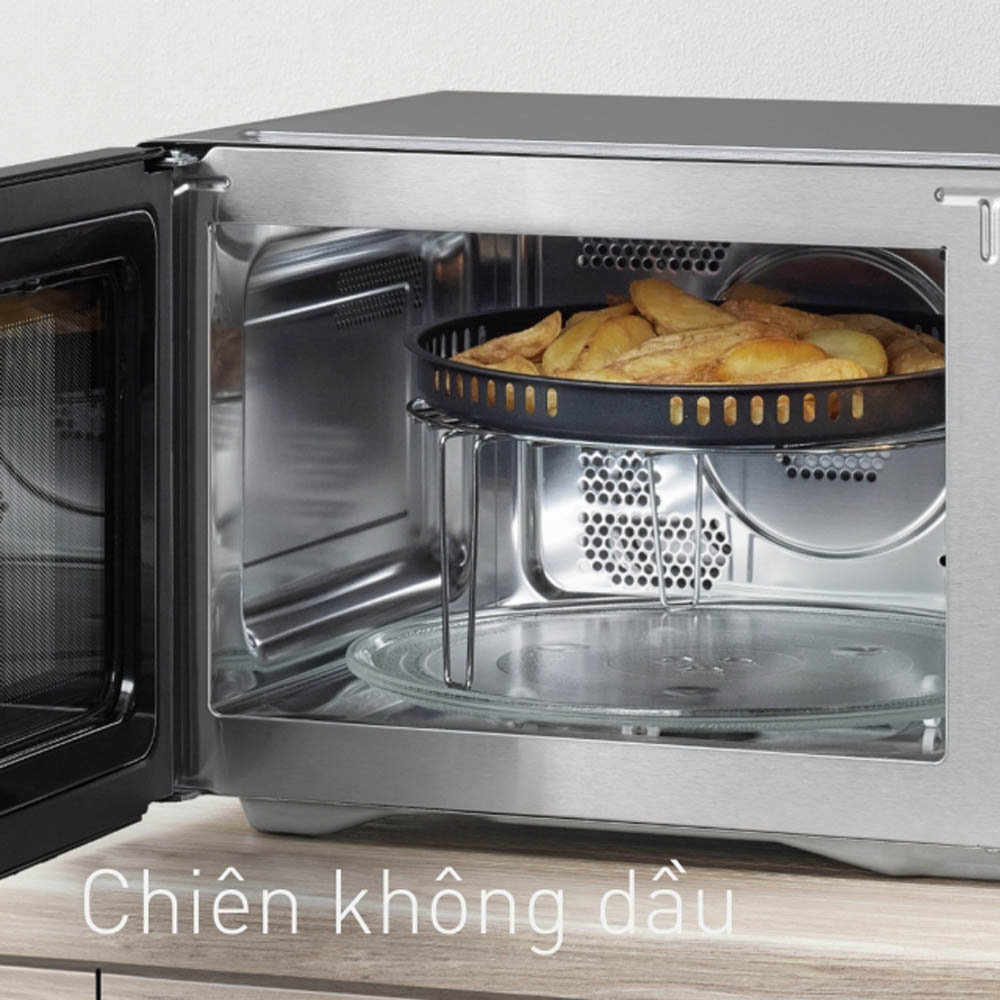 Chức năng Chiên không dầu giảm đáng kể lượng dầu mỡ