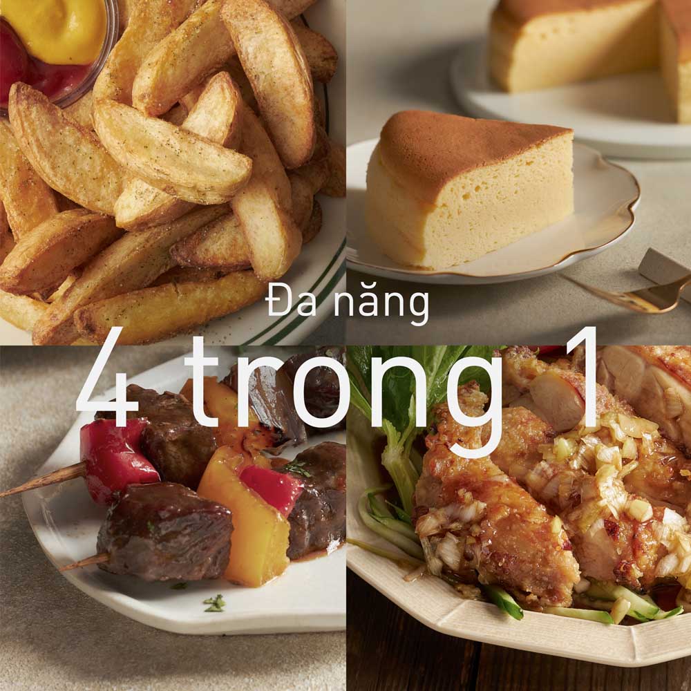 Panasonic NN-CT56RBYUE hỗ trợ 4 chức năng trong một thiết bị