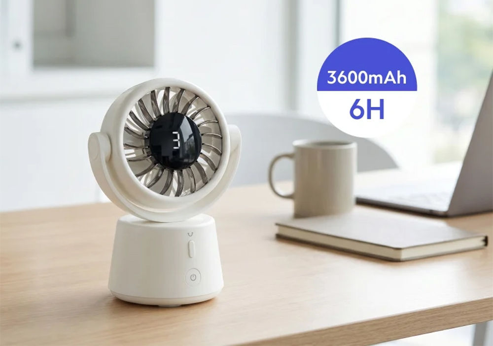 Viên pin 3600mAh duy trì hoạt động 6 tiếng