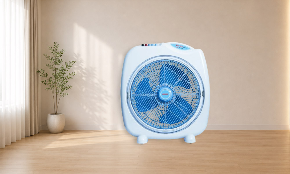 Quạt bàn đảo Senko BD1410 sở hữu thiết kế hiện đại nhỏ gọn