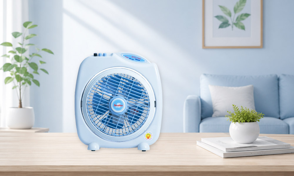 Quạt bàn đảo Senko BD230 - Kem Môn phù hợp với mọi không gian sống