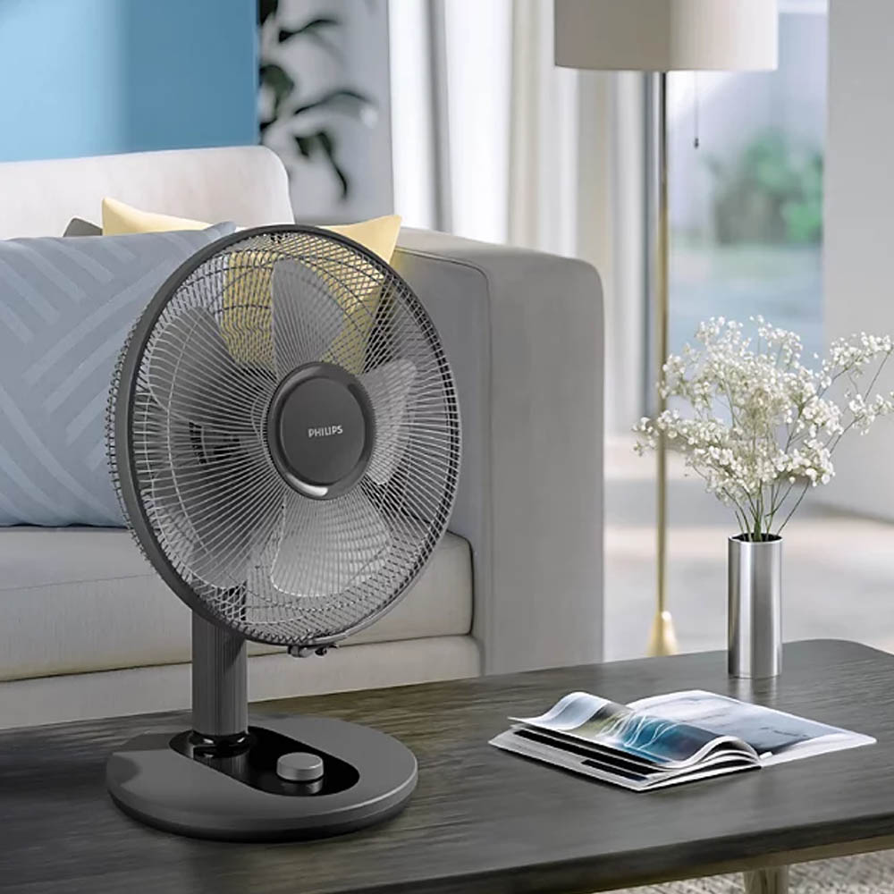 Quạt Bàn Philips CX1030/01 có công suất làm mát lên đến 2000 m³/giờ