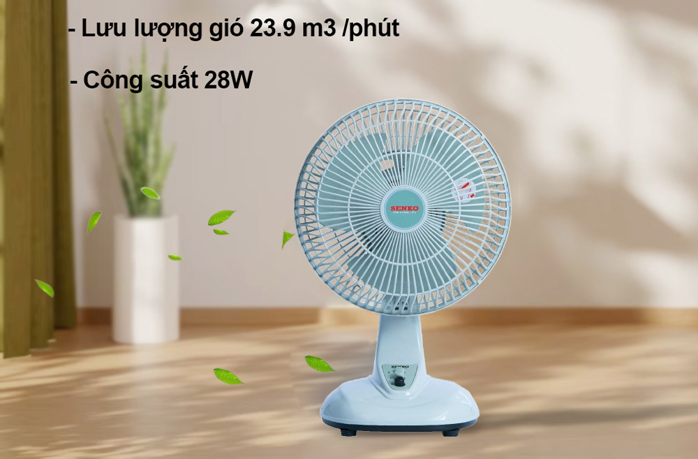 Quạt bàn Senko B102 làm mát hiệu quả