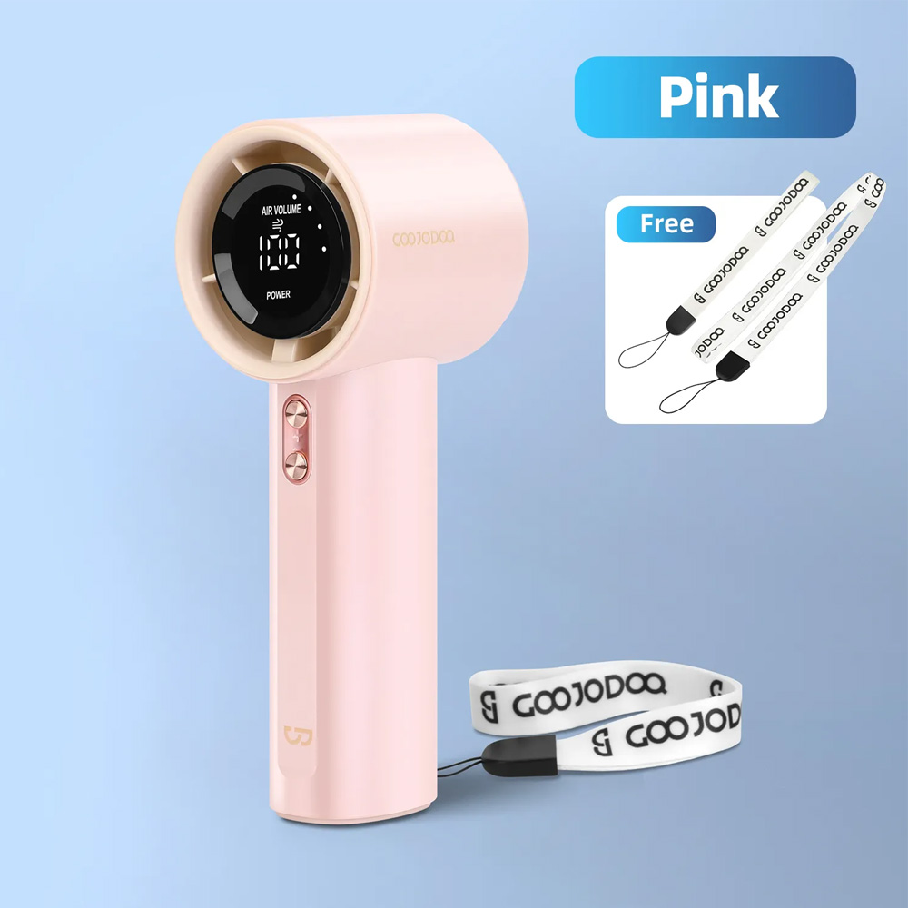 Quạt Cầm Tay GOOJODOQ GFS001 4.5W (PINK) sử dụng động cơ không chổi than