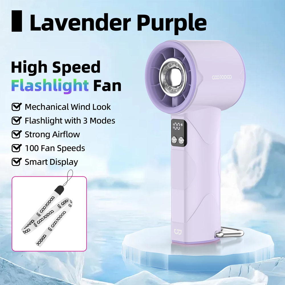 GOOJODOQ GFS002 (LAVENDER PURPLE) có tốc độ quay đến 10.800 vòng/phút.