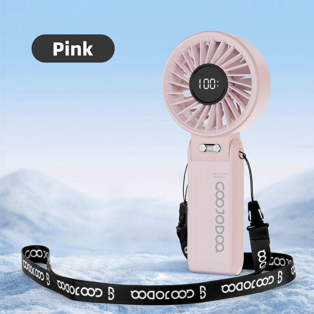 Linh hoạt điều chỉnh Quạt Cầm Tay GOOJODOQ GFS003 4.5W (PINK)
