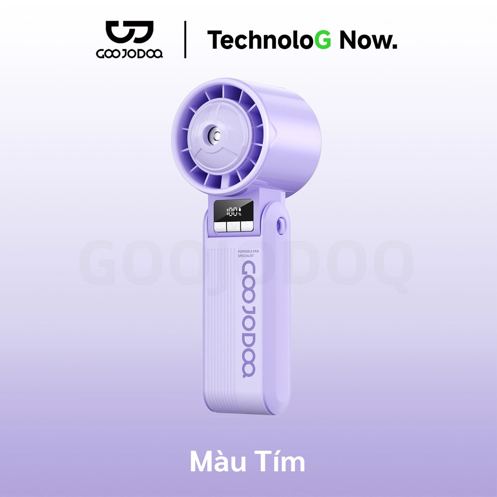 Quạt Cầm Tay GOOJODOQ GFS023 (PURPLE)
