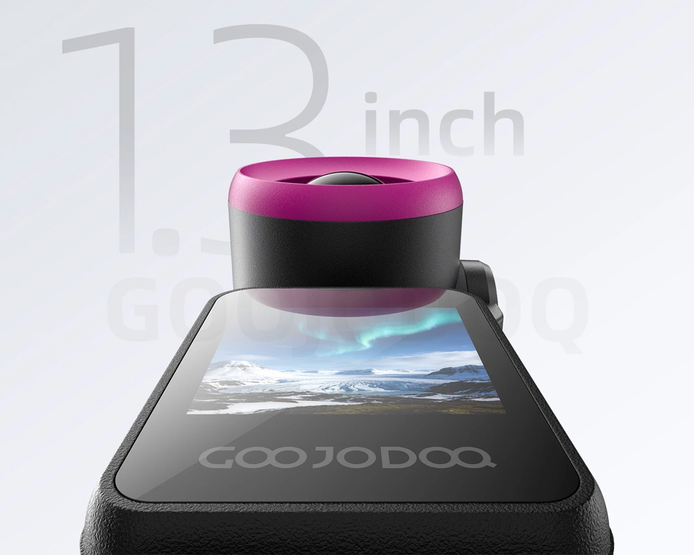 Màn hình màu LCD 1.3 inch của Quạt Cầm Tay GOOJODOQ GFS025