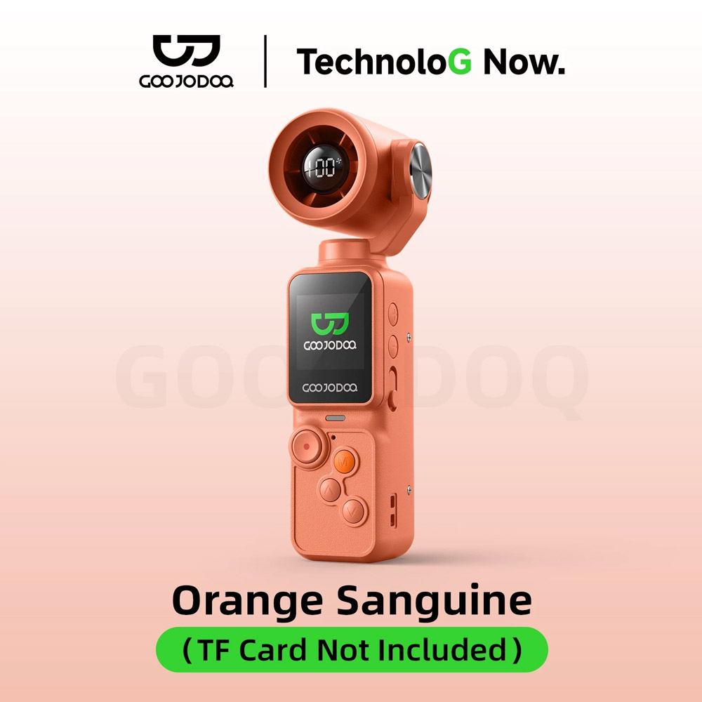 Quạt Cầm Tay GOOJODOQ GFS025 (Orange Sanguine) đa dạng mức gió