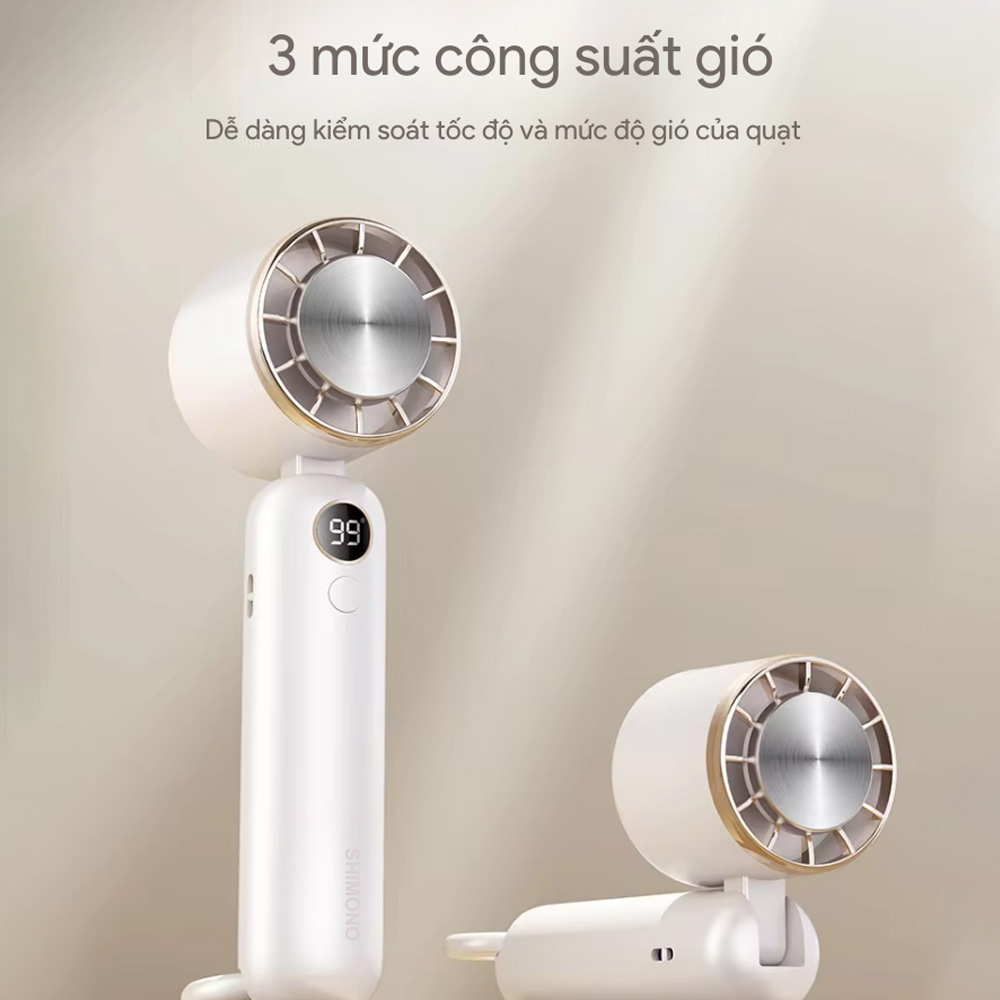 Khả năng gập 90 độ linh hoạt dễ dàng điều chỉnh hướng gió