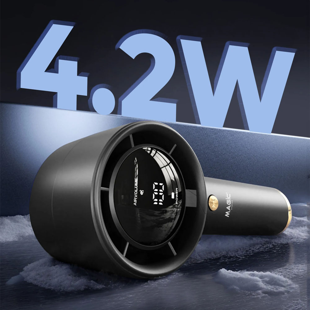 Quạt Cầm Tay Mini Magic A-009 tạo ra luồng gió mạnh mẽ