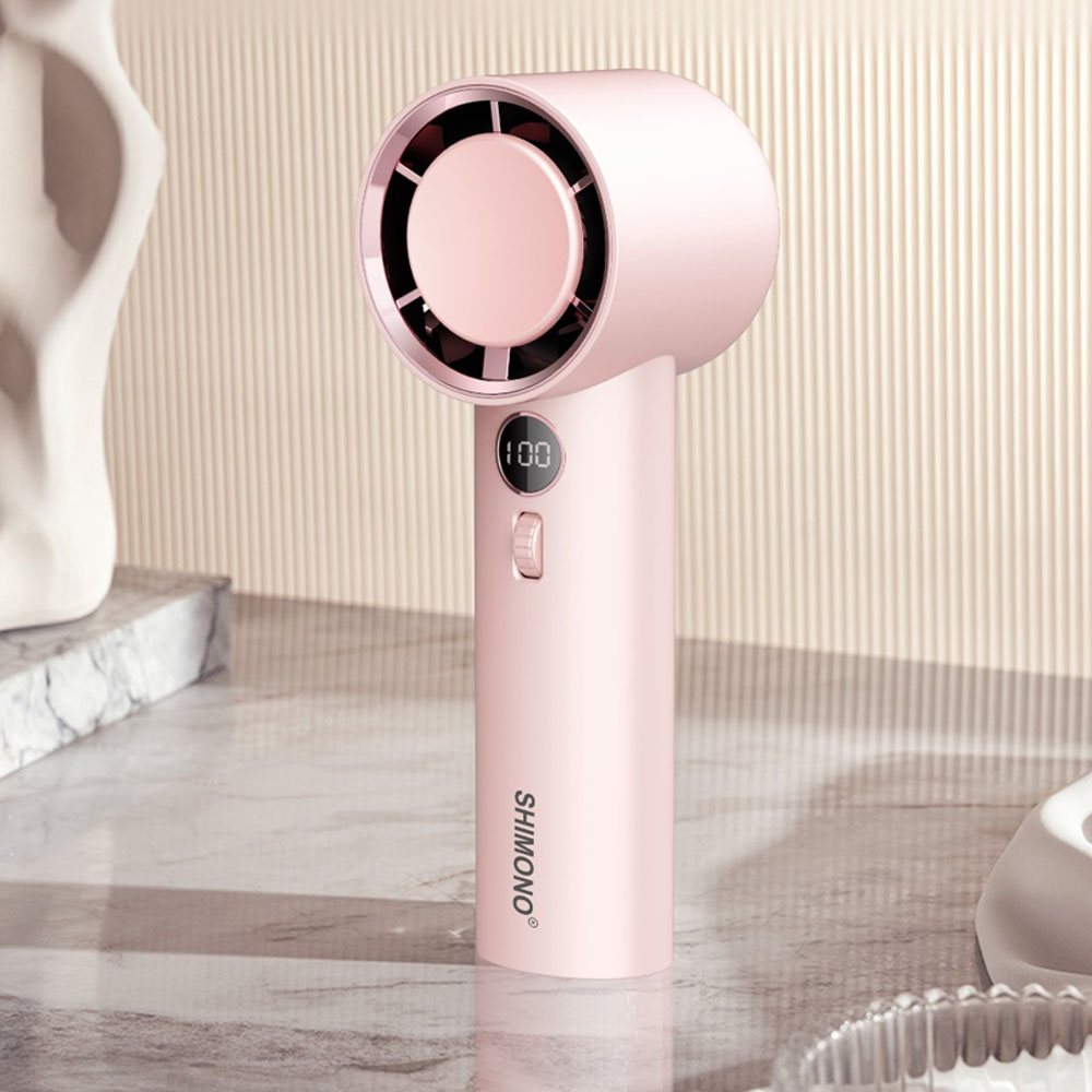 Quạt Cầm Tay Mini Shimono SM-HF18 được làm từ chất liệu nhựa ABS