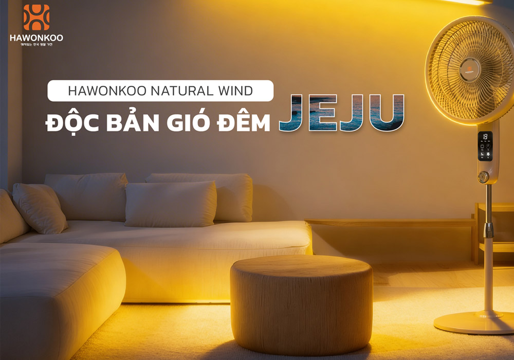 Quạt Đứng Hawonkoo FDH-86-BLDC-Inverter-CF 42W tối ưu cho từng nhu cầu