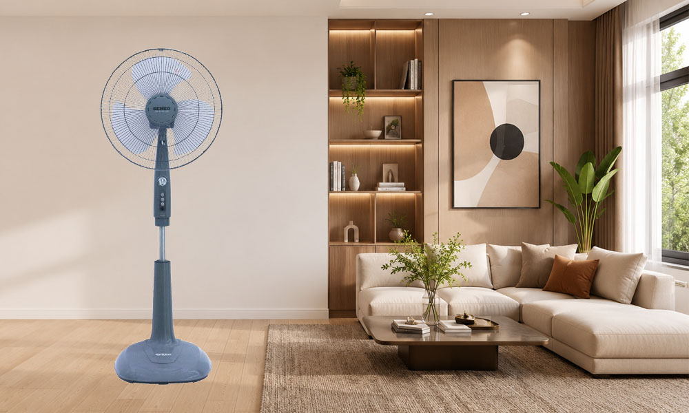 Quạt đứng Senko DH1600 sở hữu kiểu dáng hiện đại 