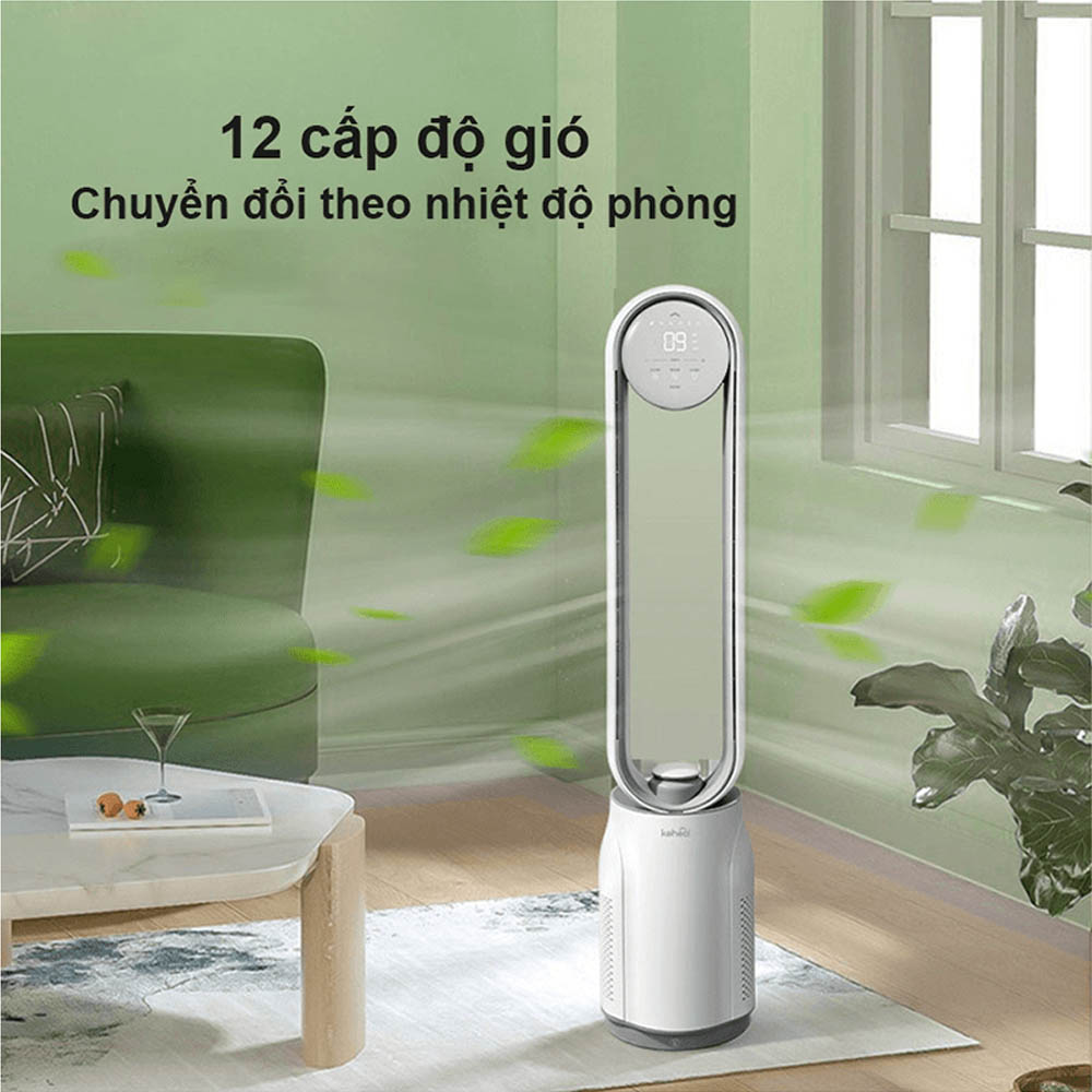 Quạt Không Cánh Kết Hợp Lọc Không Khí Keheal A4 có động cơ mạnh mẽ