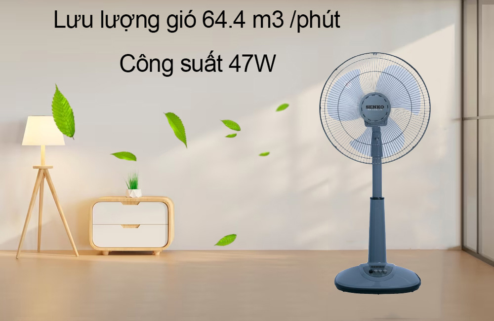 Quạt lỡ Senko L1638 làm mát hiệu quả
