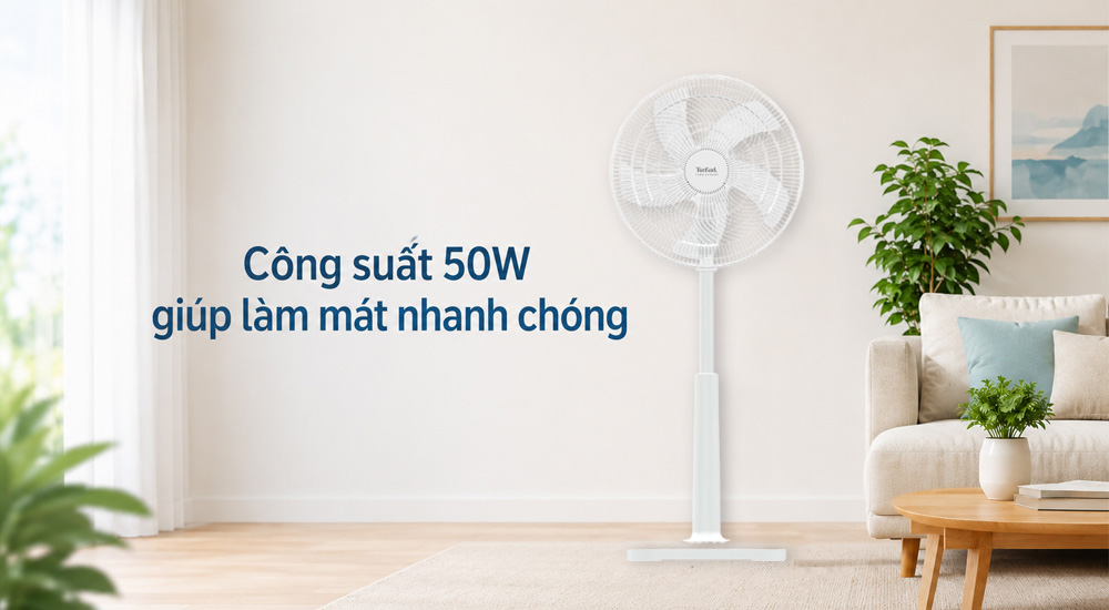 Quạt Lửng Tefal Turbo Extreme VH718690 làm mát nhanh chóng