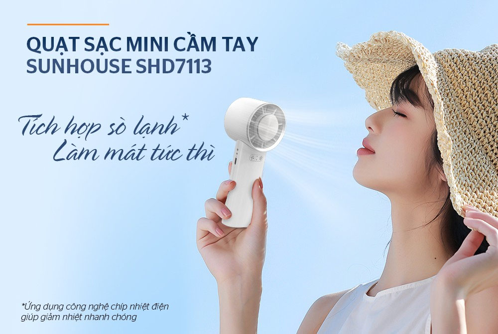 Sunhouse SHD7113 tích hợp sò lạnh giúp giảm nhiệt tức thì