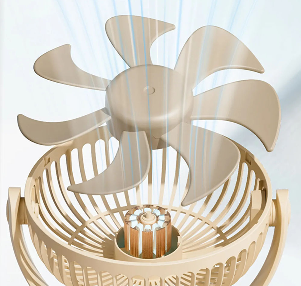 Quạt Sạc Mini Magic A-004 tạo luồng gió dễ chịu