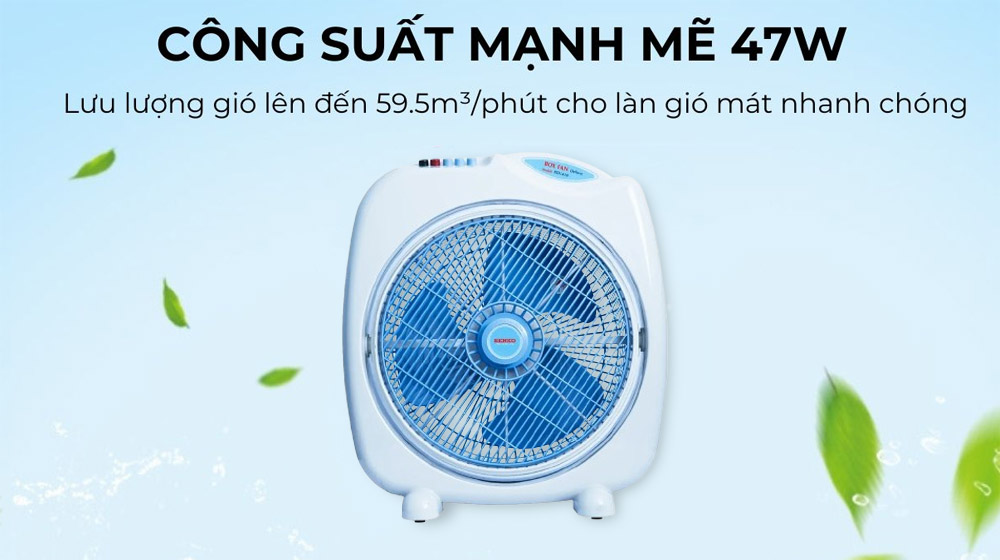 Senko BD1410 hoạt động với công suất 47W mạnh mẽ
