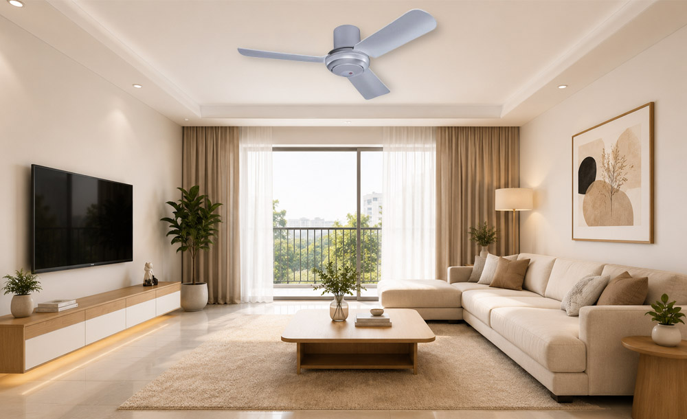 Quạt Trần KDK M11SU(SIL) tô điểm không gian nội thất