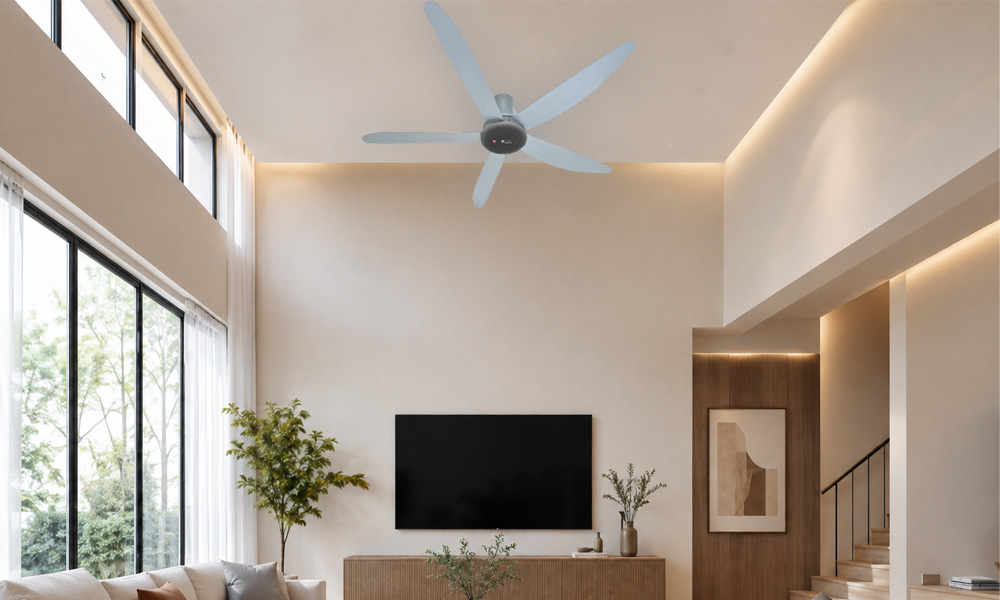Quạt Trần KDK T60AW(SIL) hoạt động với công suất 39W