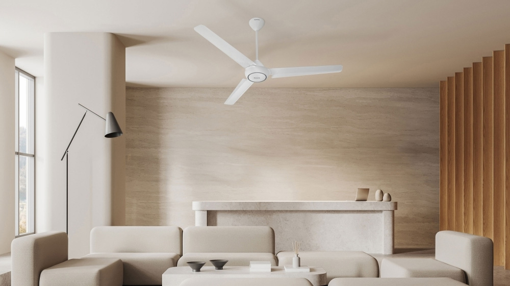 Quạt Trần Panasonic F-60FV2-L có thiết kế 3 cánh sải cánh 150cm