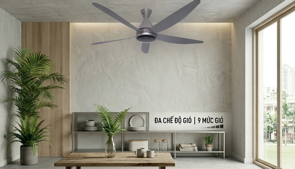 Quạt Trần Panasonic F-60HAN 40W tích hợp đa chế độ gió 