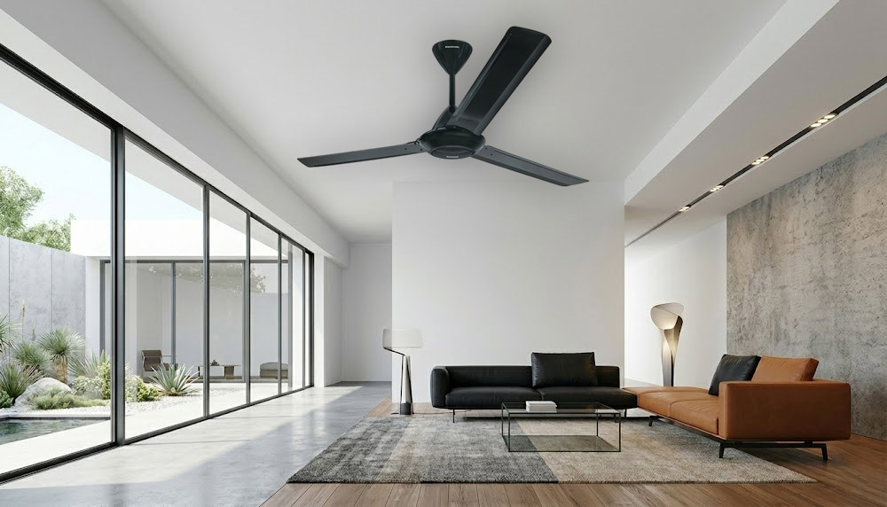 Công suất 66W cùng động cơ bạc đạn giúp quạt vận hành êm ái