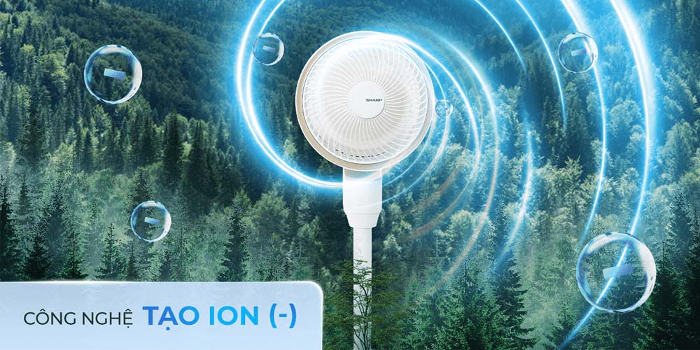 Quạt Tuần Hoàn Sharp PJ-CD603V-C cải thiện chất lượng không khí