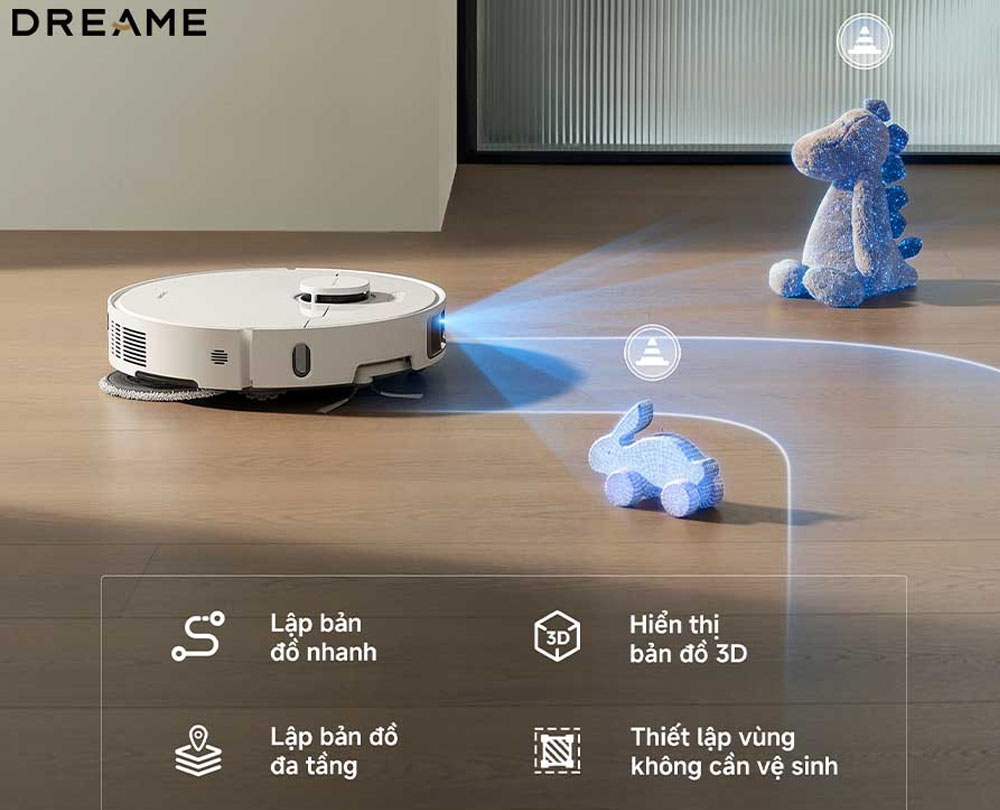 Robot Hút Bụi Dreame L10s Ultra né vật cản thông minh