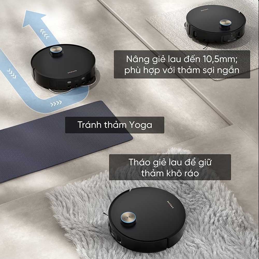 Robot Hút Bụi Dreame X50 Pro Ultra chăm sóc thảm thông minh