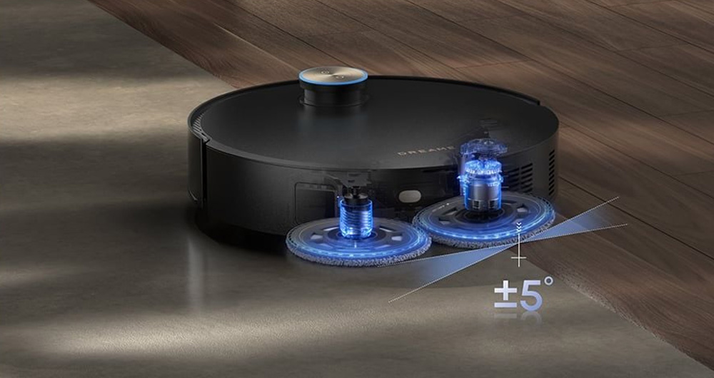 Giẻ lau kép Omni-Scrub™ của Robot Hút Bụi Dreame X50 Pro Ultra
