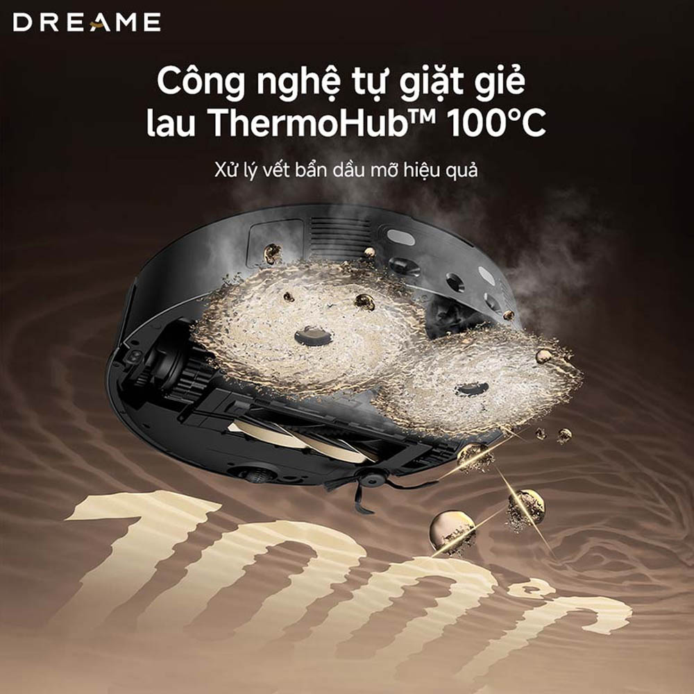 Robot Hút Bụi Lau Nhà Dreame X50 Pro Ultra có công nghệ tự làm sạch ThermoHub™