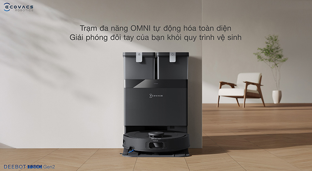 Robot Hút Bụi Ecovacs T30C mang đến trải nghiệm rảnh tay cho người dùng