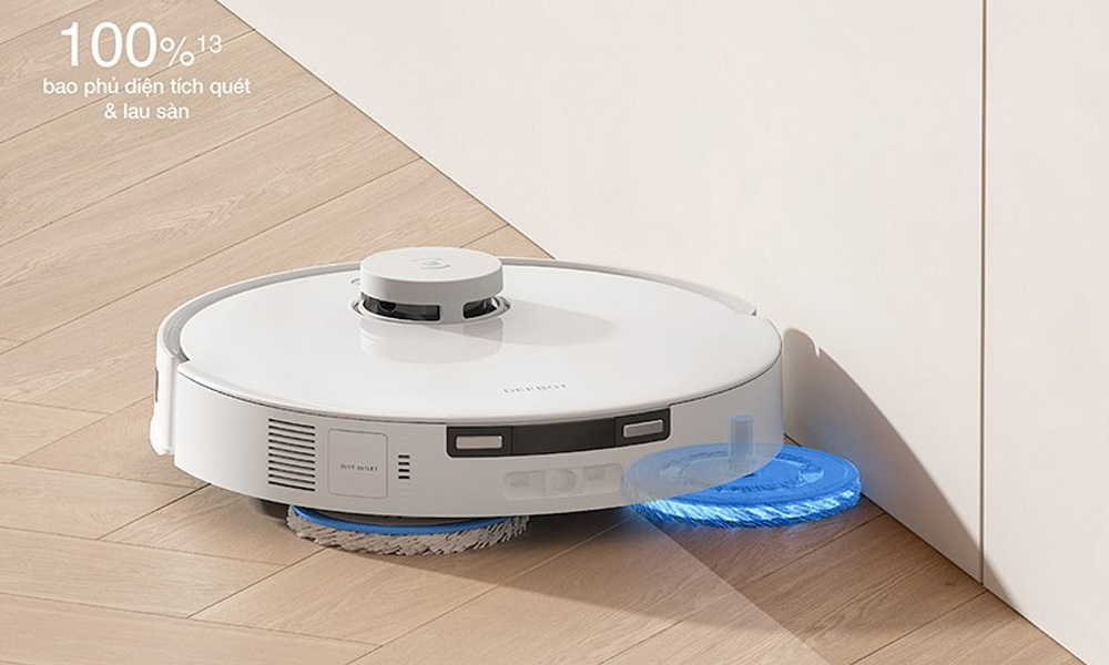 Robot Hút Bụi Thông Minh Ecovacs T30e Pro Omni làm sạch mọi ngóc ngách