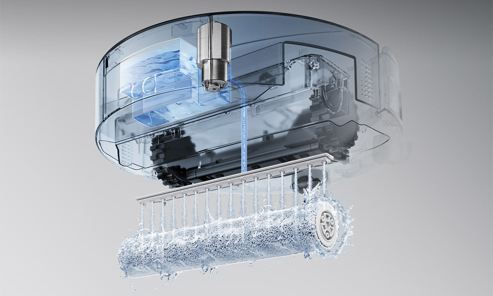 Robot Hút Bụi Ecovacs T90 PRO OMNI giặt con lăn bằng nước nóng