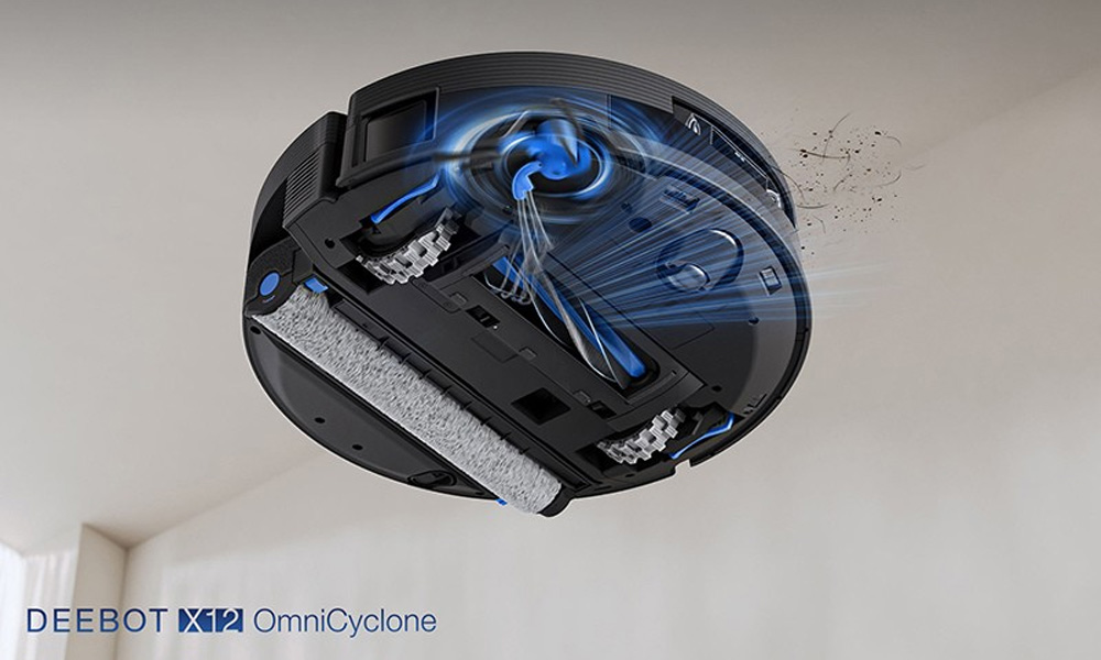 Robot Hút Bụi Ecovacs X12 OmniCyclone hạn chế tóc quấn rối