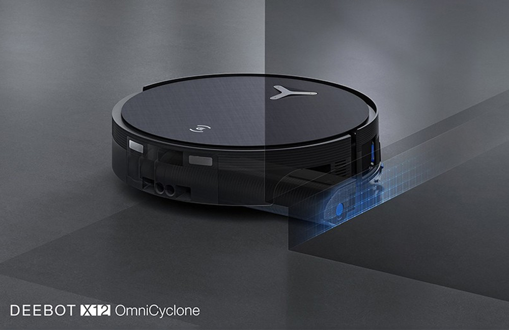 Robot Hút Bụi Ecovacs X12 OmniCyclone có Công nghệ TruEdge 3.0