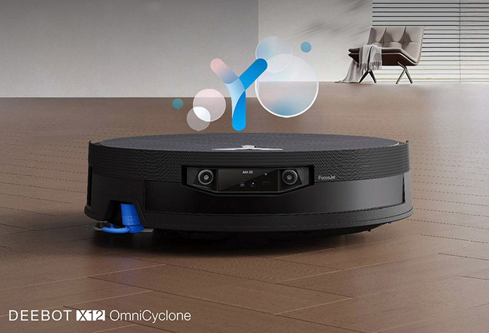 Robot Hút Bụi Ecovacs X12 OmniCyclone có trợ lý giọng nói YIKO