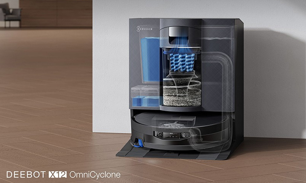 Robot Hút Bụi Ecovacs X12 OmniCyclone giúp rảnh tay đến 48 ngày