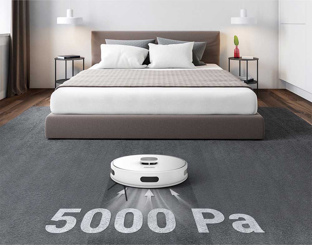 Robot Hút Bụi Hitachi RV-X20P có thiết kế hiện đại làm sạch mạnh mẽ