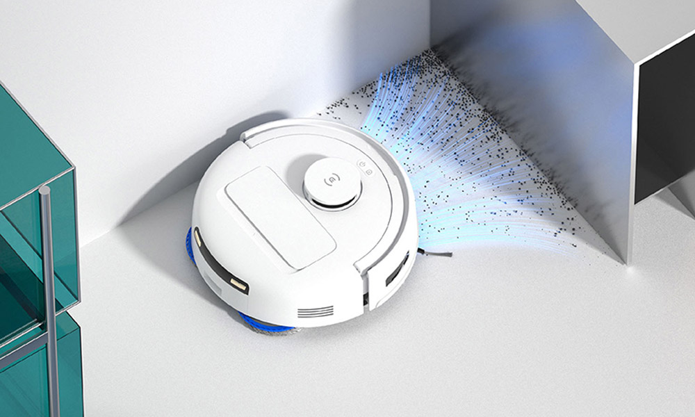 Robot Hút Bụi Lau Nhà Ecovacs Deebot Mini làm sạch nhanh chóng