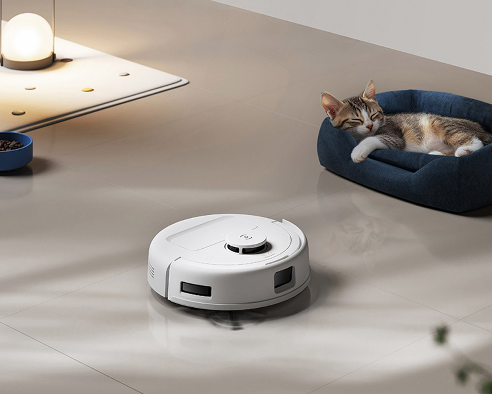 Robot Hút Bụi Lau Nhà Ecovacs Deebot Mini Màu Tím