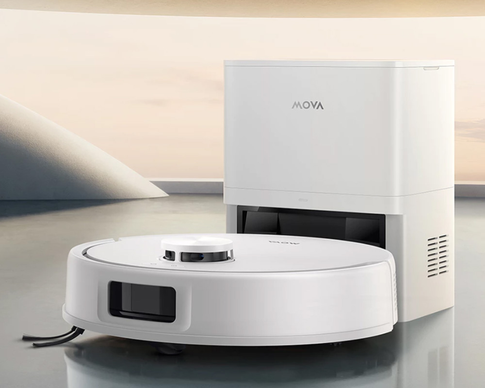 Robot Hút Bụi Lau Nhà Mova E20s Pro Plus có thiết kế thanh lịch
