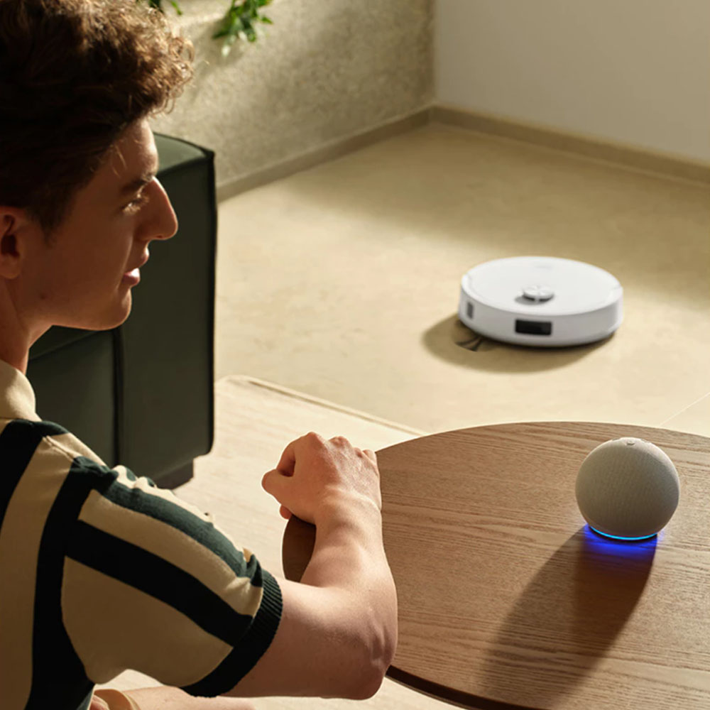 Robot Hút Bụi Lau Nhà Mova E20s Pro Plus hỗ trợ điều khiển bằng giọng nói
