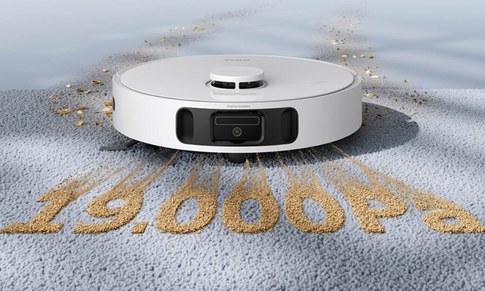 Robot Hút Bụi Lau Nhà Mova E40 Ultra có lực hút siêu mạnh