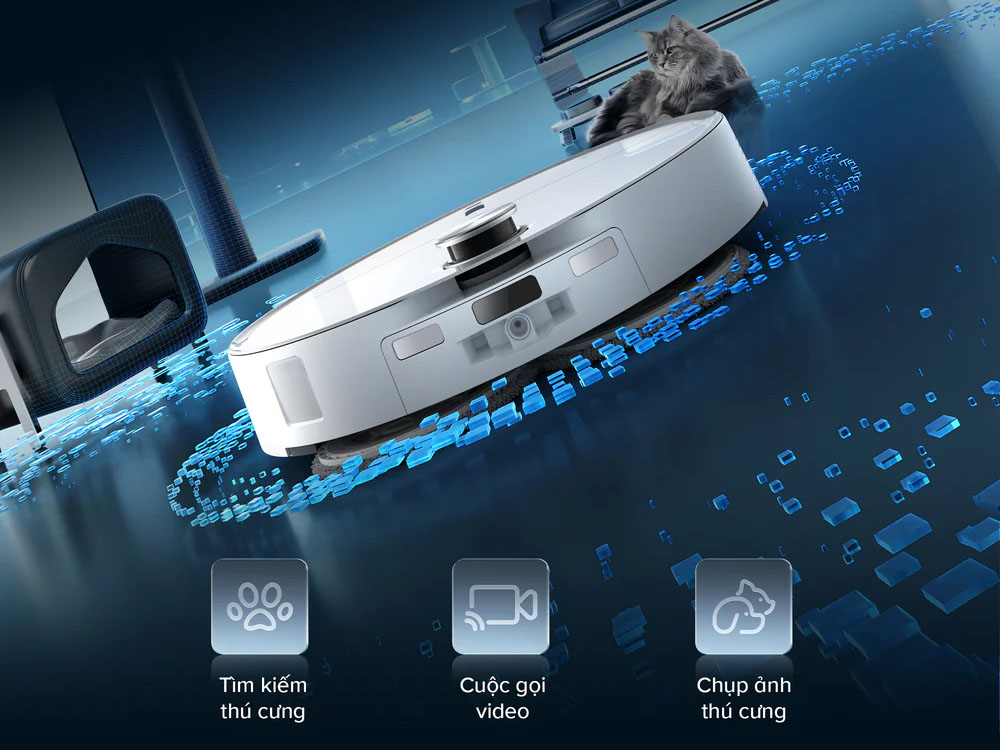 Robot Hút Bụi Roborock Curv 2 Pro có chế độ thú cưng 3.0 tiên tiến